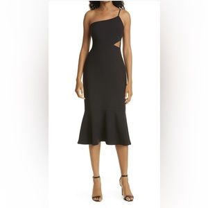 LIKELY Fina Cutout One-Shoulder Dress